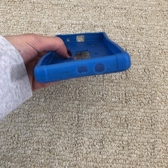 ZTE Warp Elite N9518 blue rubber phone case - Picture 5 of 8